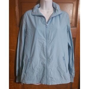 GAP Woman's Light Blue Windbreaker Jacket
